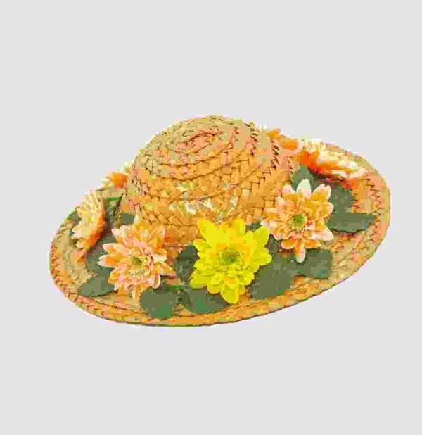 Flower Designed Hat - Image 2