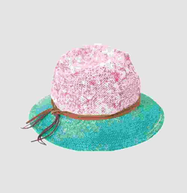 Printed Satin Hat - Image 3