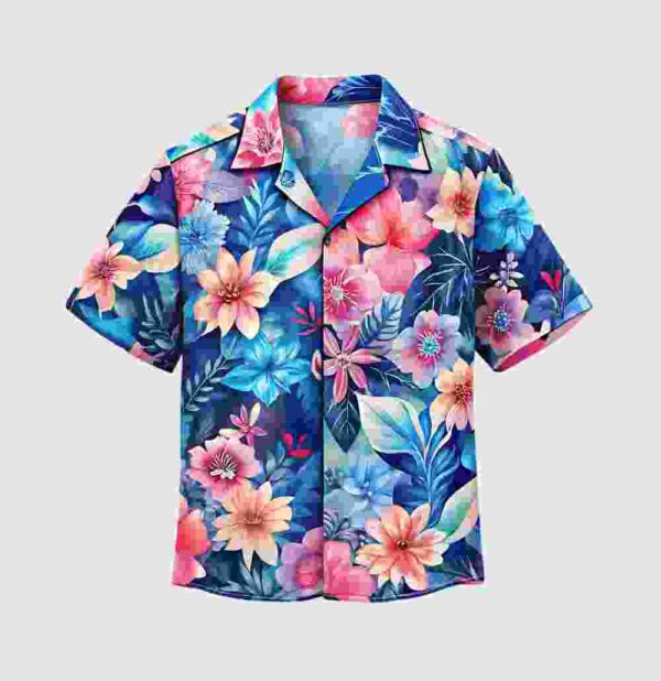 Flower Printed Shirt - Image 2