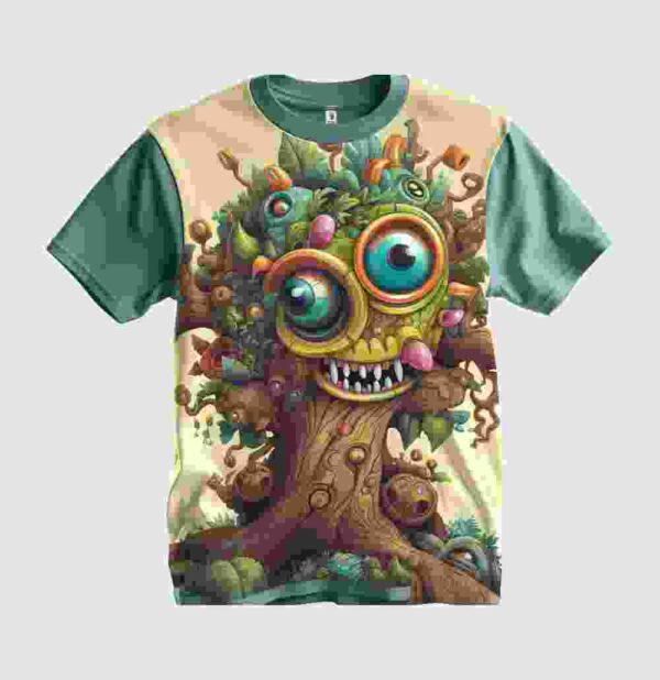 Tree Printed T-Shirt - Image 3