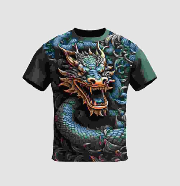 Dragon Printed T-Shirt - Image 2