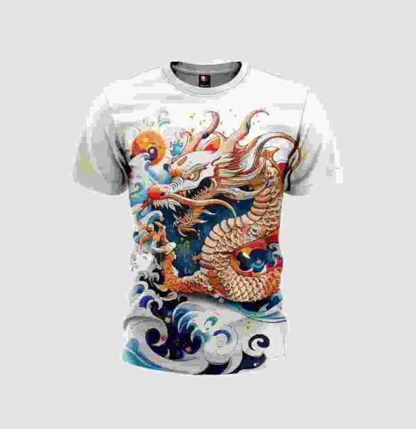 Dragon Printed T-Shirt - Image 3