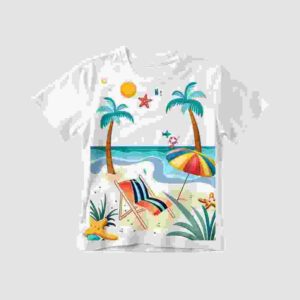 Beach Printed T-Shirt