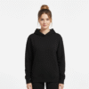 B6 Women Black Hoodie Front