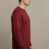 Men Sweatshirt Cherry Red Right