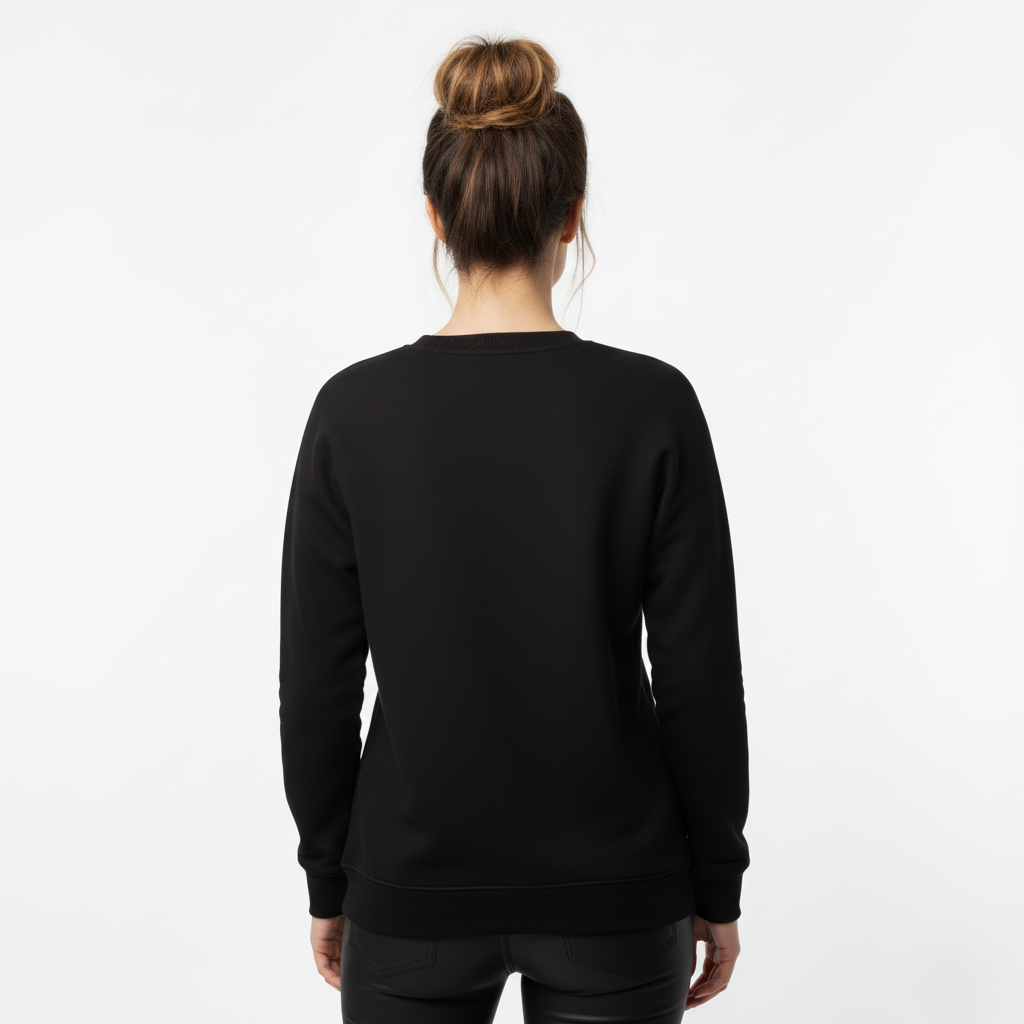 G (ss) 1 Women Sweatshirt Black Back