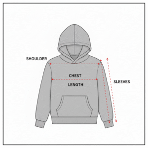 Women Hoodie Size Chart