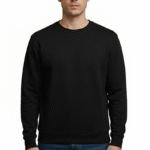 Men Sweatshirt Black Front
