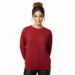 Gemini_Generated_Image_vlm56avlm56avlm5 Women Sweatshirt Cherry Red Front