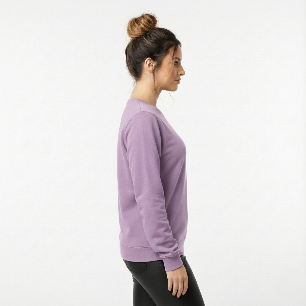 Women Sweatshirt Lilac Right