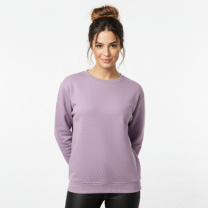 Lilac sweatshirt women front