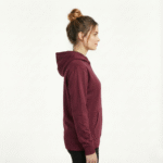 W7 Women Hoodie Wine Right