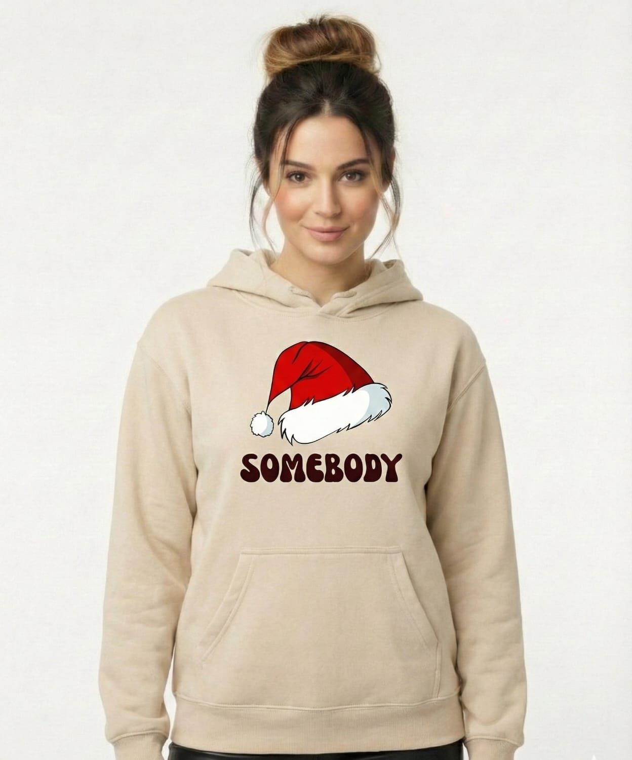 WhatsApp Image 2025-12-12 at 20.01.51 Hoodie somebody problme beige women