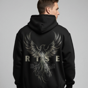 Phoenix hoodie male back