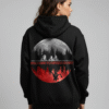 down female women hoodie stranger things back