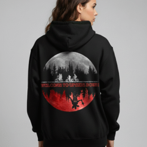 women hoodie stranger things back