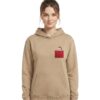 santa female Santa Hoodie Women beige