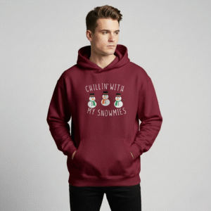 MEN HOODIE HOLIDAY SNOWMAN