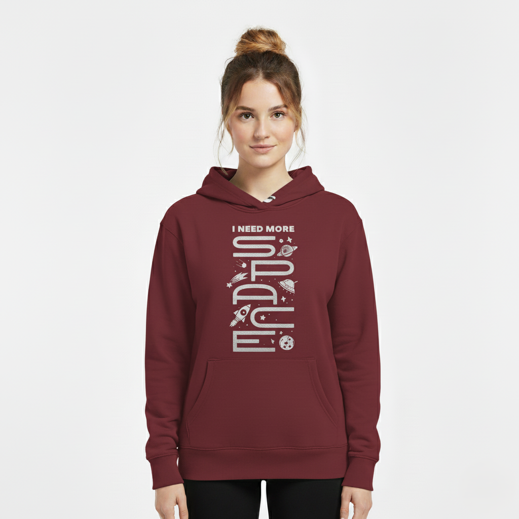 space female 2 Women Hoodie Need More Space